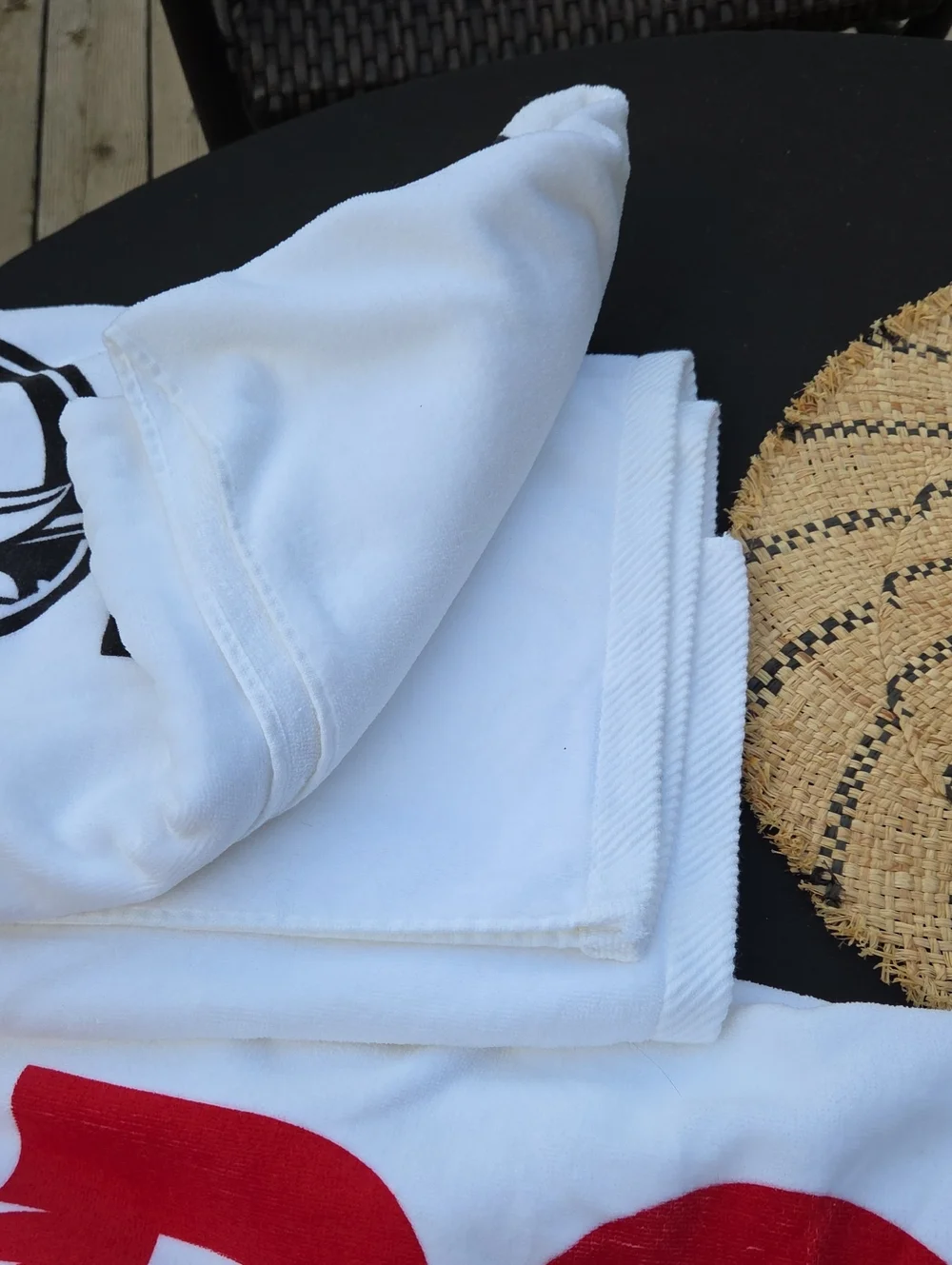 NWOT Torchy's Tacos Devil Logo Beach Towels Set of 2 Rare